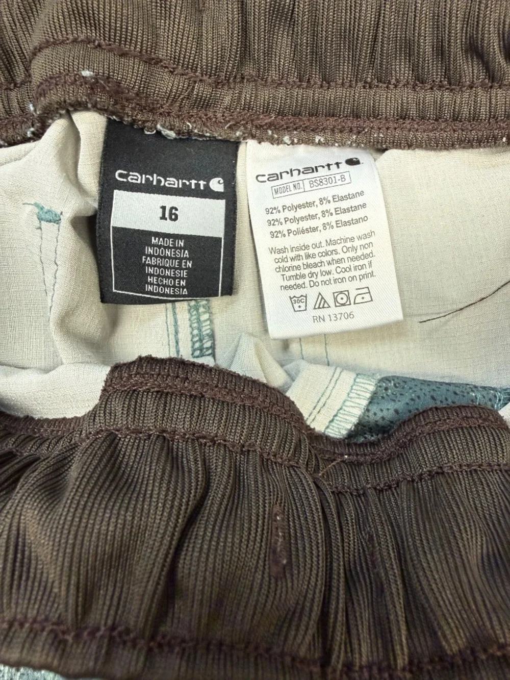 Boys Carhartt swimming trunks